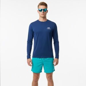 Bassdash Long Sleeve Blue Shirt for Men UV Sun Protection UPF 50+ T-Shirt XL